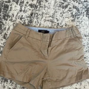 J crew chino shorts size 8